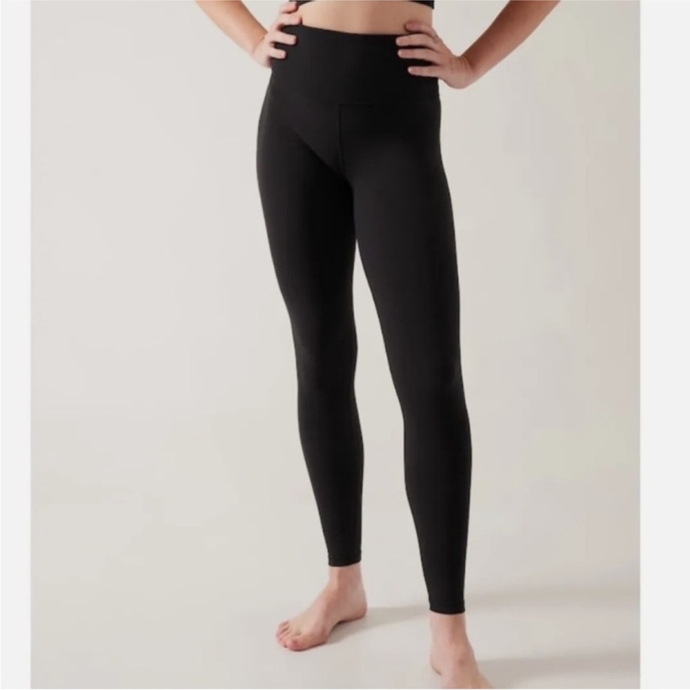 Athleta Ultra High Rise Elation Tights Leggings Black Medium - Picture 2 of 12